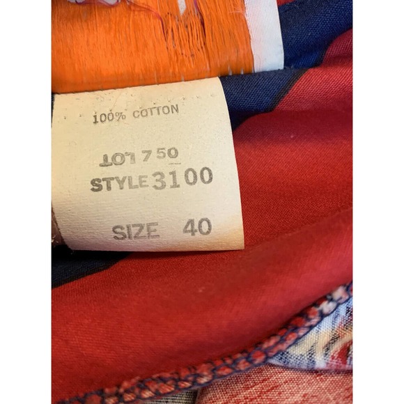 Vtg Peggy Lou Bandanna Print Patchwork Prairie Long Maxi‎ Dress Square Dance - Picture 7 of 9